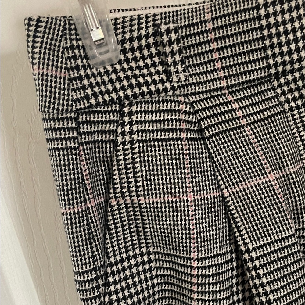 J. Crew Gray and Black Glen Plaid Cropped Trousers - Picture 4 of 7